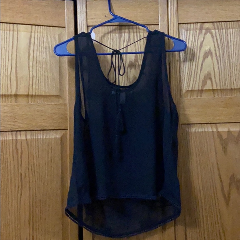 Sheer black top - Picture 2 of 6